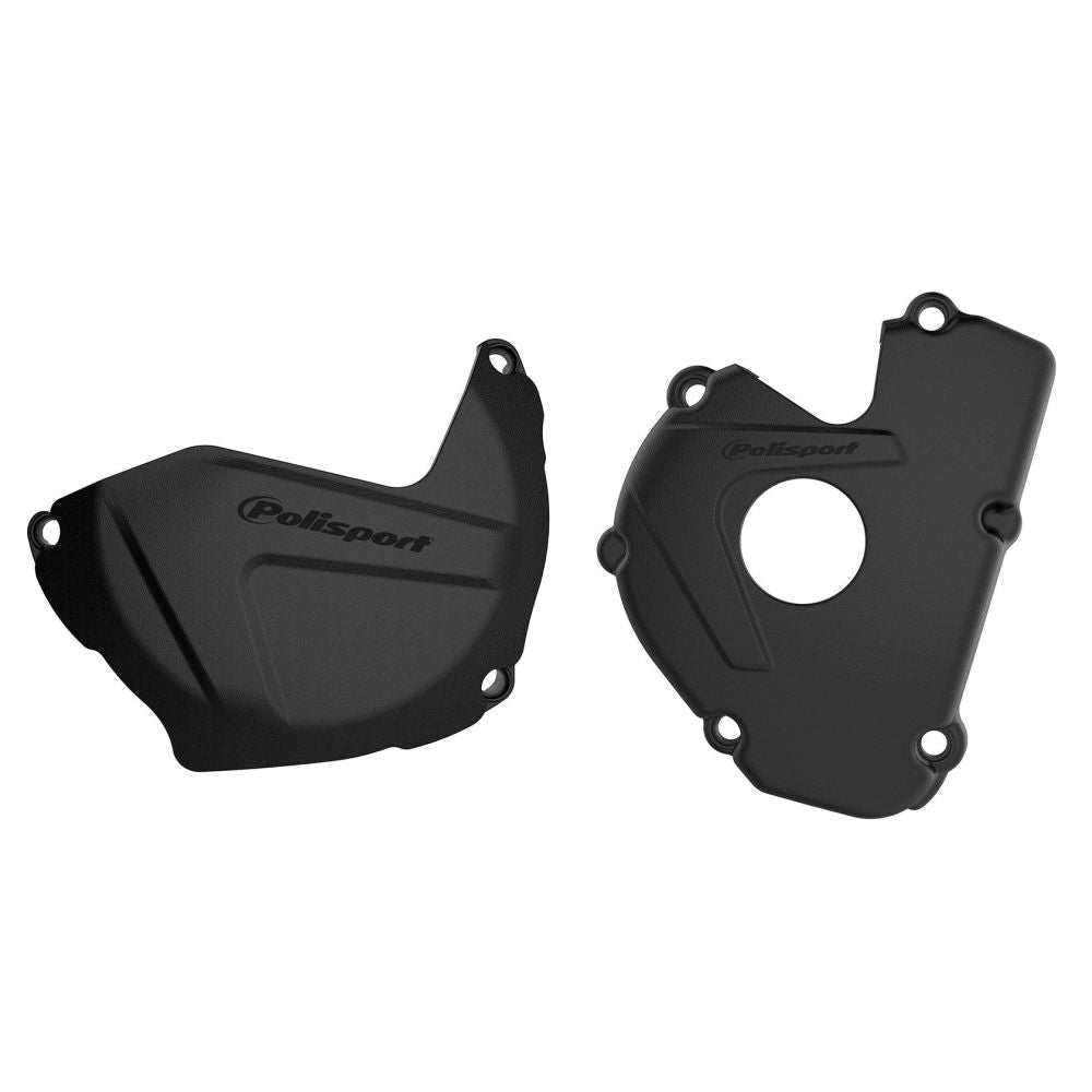 Polisport Engine Covers Protection Kit for Kawasaki KX250F 2017-2020 Black