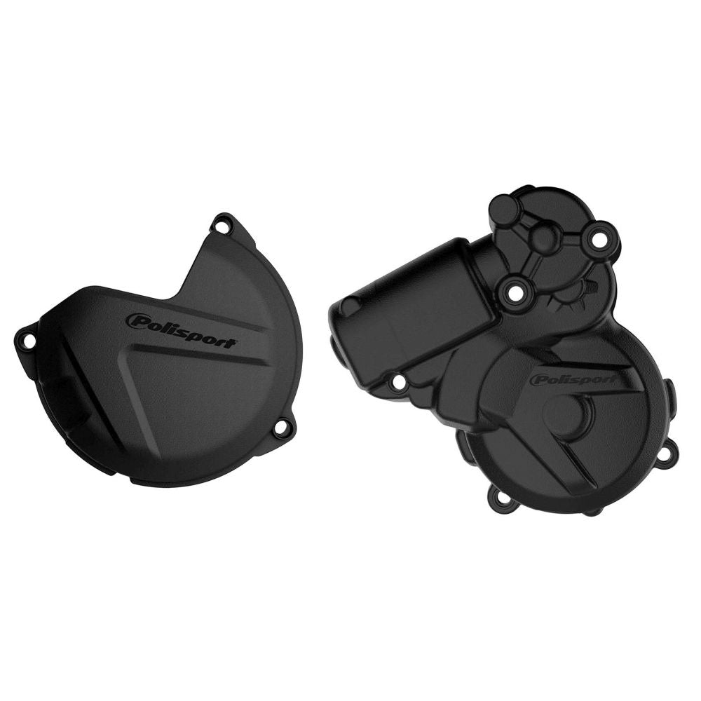 Polisport Engine Covers Protection Kit for Husqvarna/KTM Black 90966