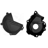 Polisport Engine Covers Protection Kit for KTM/Husqvarna Black 90974