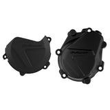 Polisport Engine Covers Protection Kit for KTM/Husqvarna Black 90985