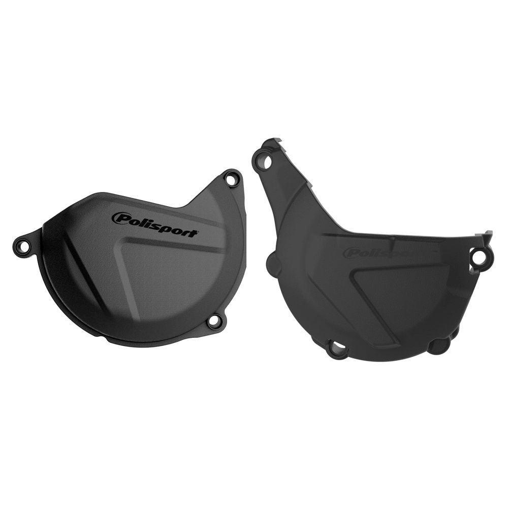 Polisport Engine Covers Protection Kit for Husqvarna/KTM Black 90988
