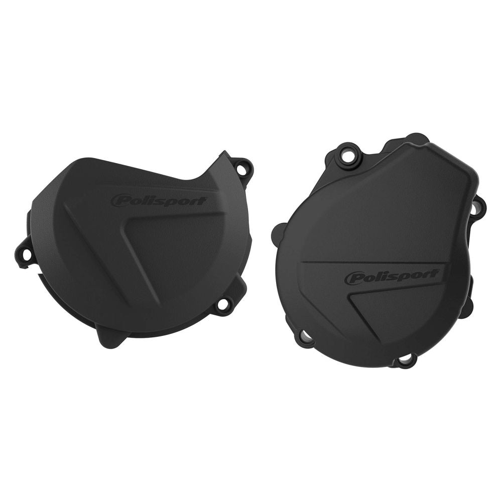 Polisport Engine Covers Protection Kit for KTM/Husqvarna Black 90991