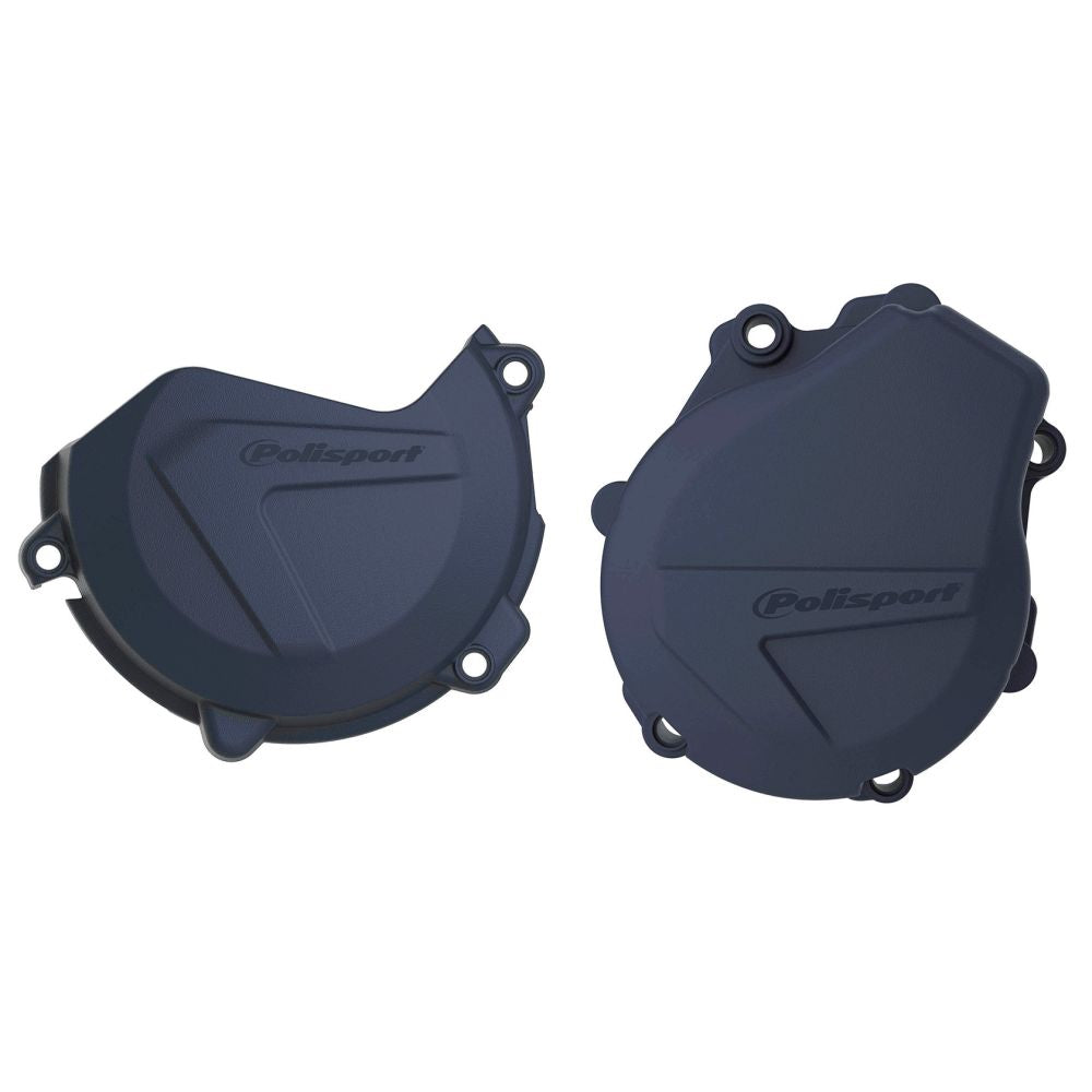 Polisport Engine Covers Protection Kit for Husqvarna FE450/FE501 2017-2023 Blue