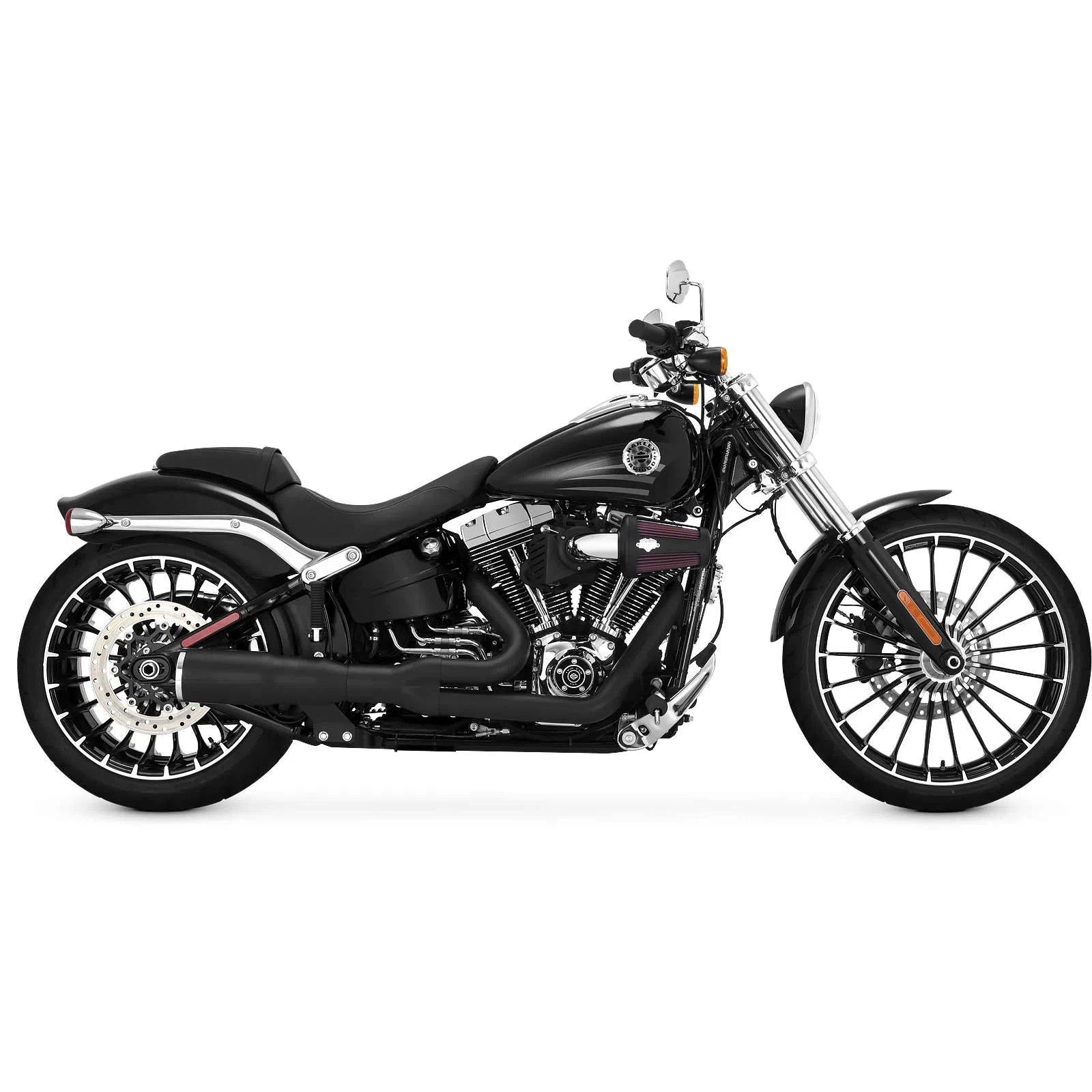 Vance & Hines 46545 Hi-Output 2:1 Short Exhaust System, Black VH-0259