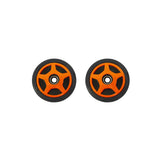 Outside Rear Orange Idler Wheels Kit for ARCTIC CAT ZRT 600, 800 1995-1998