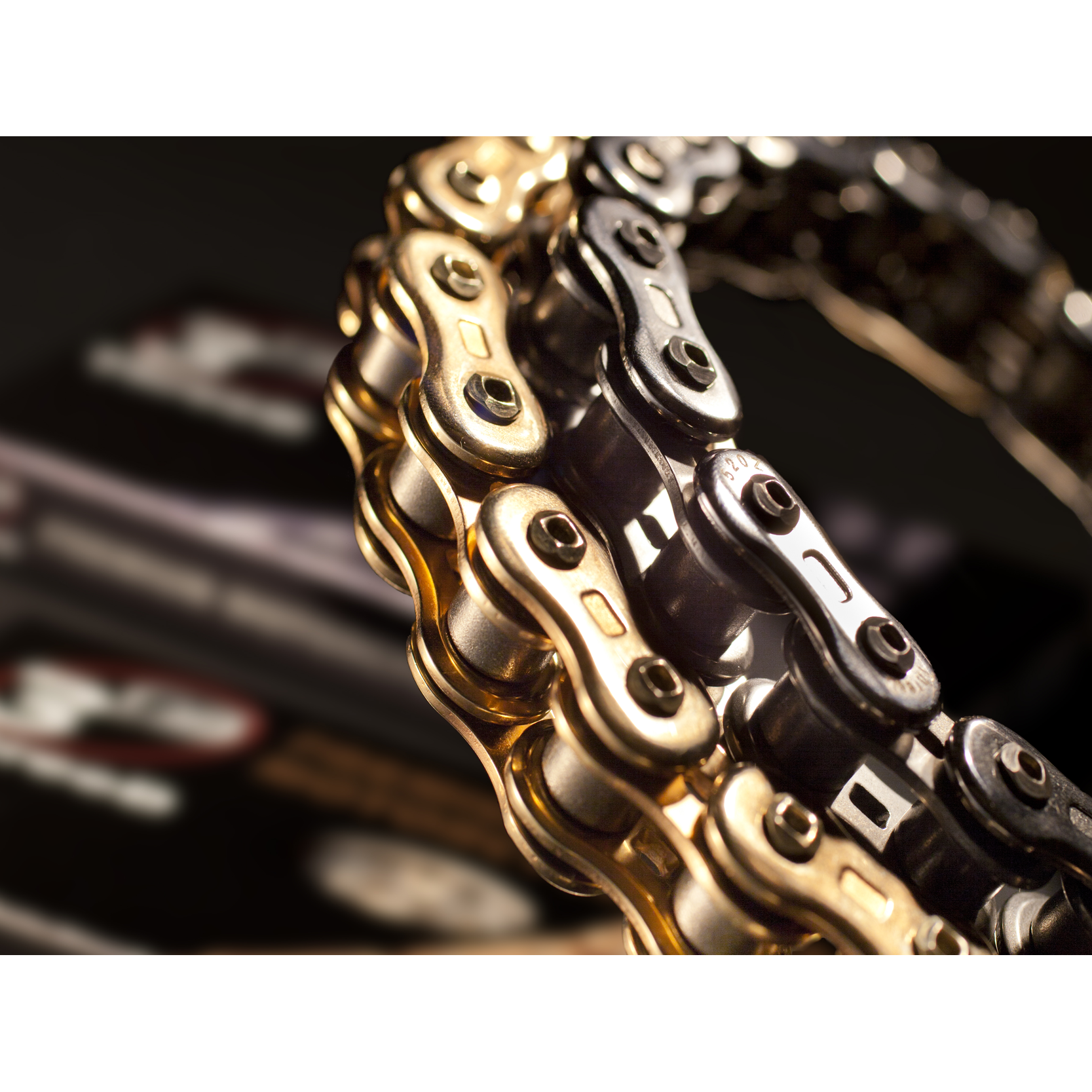 EK 525-Z3D Motorcycle Drive Chain (Specify Links and Color) Rivet