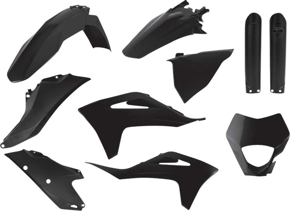 Polisport Complete Enduro Kit for GasGas EC 250F/EC 350F/EC 500F/EC 450F 2021-2023 Black