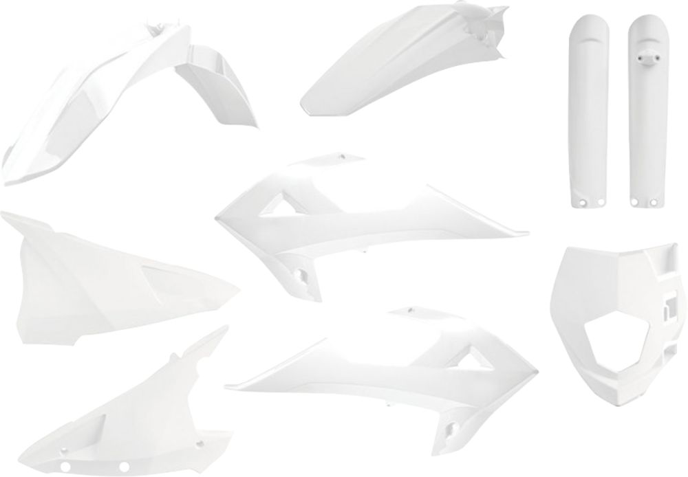 Polisport Complete Enduro Kit for Rieju/GasGas White 91031