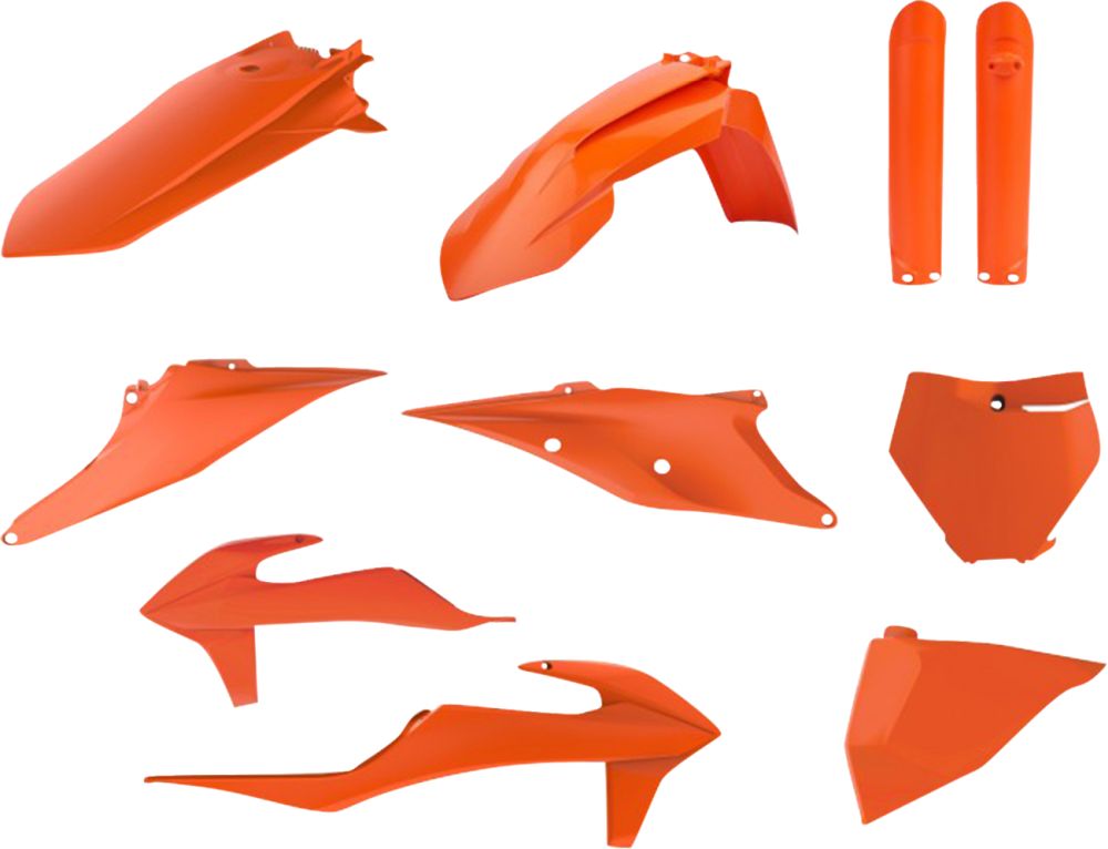 Polisport Full Plastic Kit for KTM 2019-2022 Orange 91072