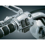 KURYAKYN CHROME SWITCH HOUSINGS FOR 1996-2013 HARLEY SPORTSTER XL1200 883 7808