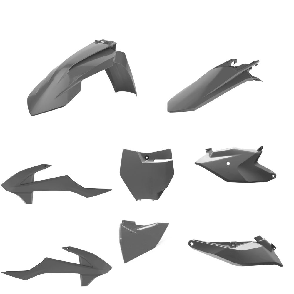 Polisport Full Plastic Kit for KTM SX 85 2018-2024 Grey 91298