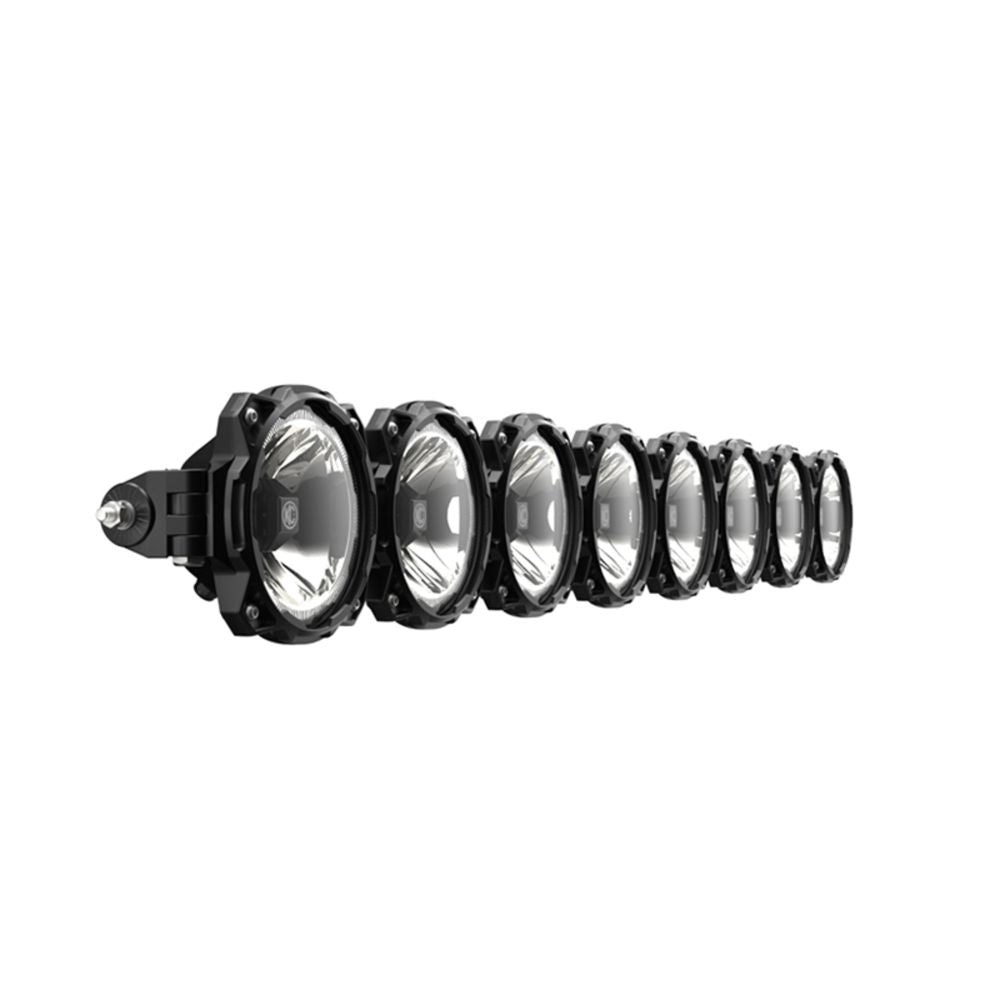 KC HiLiTES 50" Pro6 Gravity LED - 8-Light - Light Bar System - 160W Combo Beam - for 07-18 Jeep JK