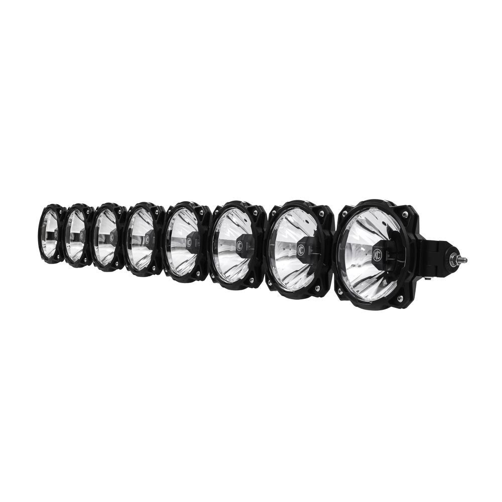 KC HiLiTES 50" Pro6 Gravity LED - 8-Light - Light Bar System - 160W Combo Beam - for 05-23 Toyota Tacoma