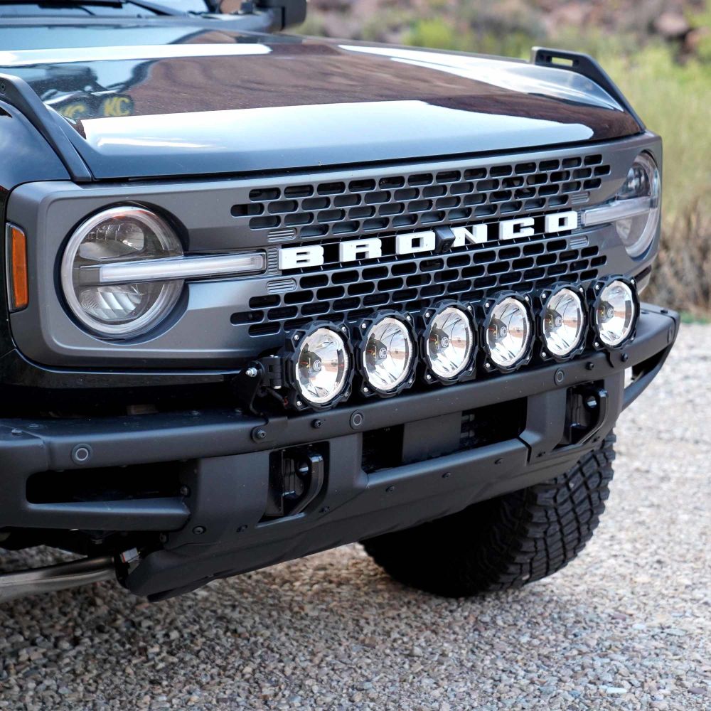 KC HiLiTES Gravity LED Pro6 - 39" Light Bar Kit - for 21+ Ford Bronco Front Bumper