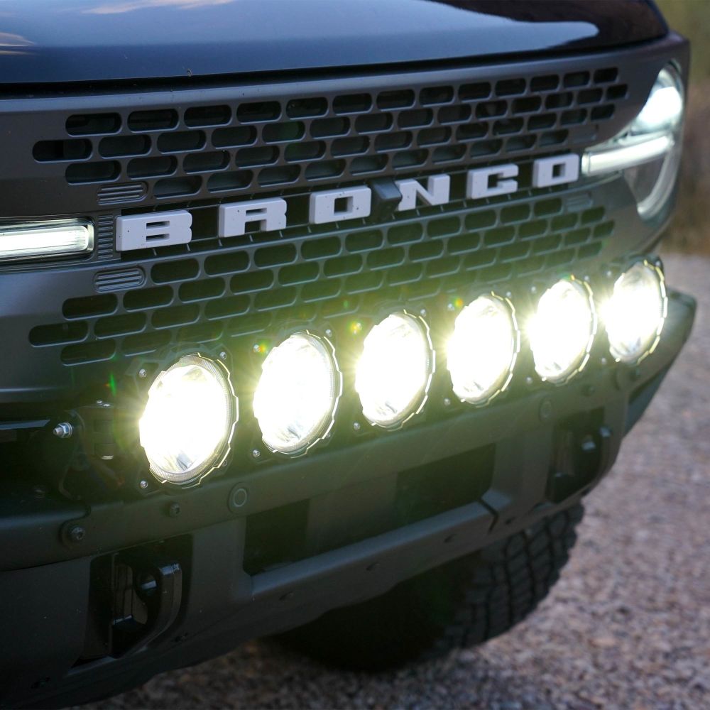 KC HiLiTES Gravity LED Pro6 - 39" Light Bar Kit - for 21+ Ford Bronco Front Bumper