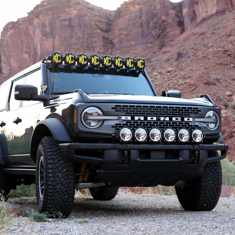 KC HiLiTES Gravity LED Pro6 - 39" Light Bar Kit - for 21+ Ford Bronco Front Bumper