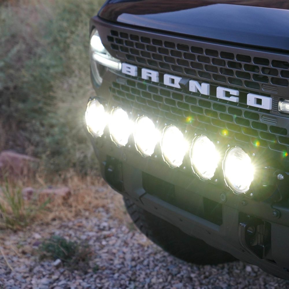 KC HiLiTES Gravity LED Pro6 - 39" Light Bar Kit - for 21+ Ford Bronco Front Bumper