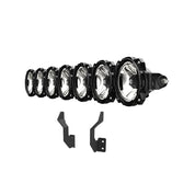 KC HiLiTES Gravity LED Pro6 - 7-Light Bar Kit - Front Bumper - 17-24 Ford Super Duty