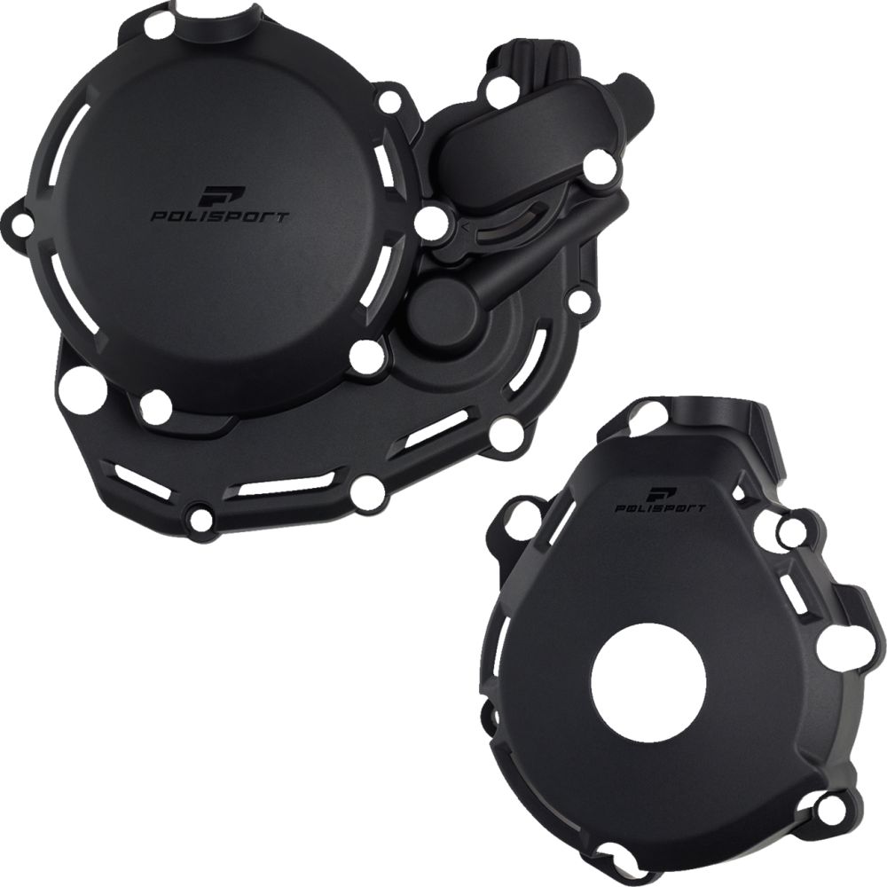 Polisport Extreme Engine Cover Protection Kit for KTM/Husqvarna/GasGas Black