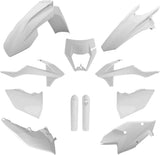 Polisport Full Plastic Kit for KTM White 91470