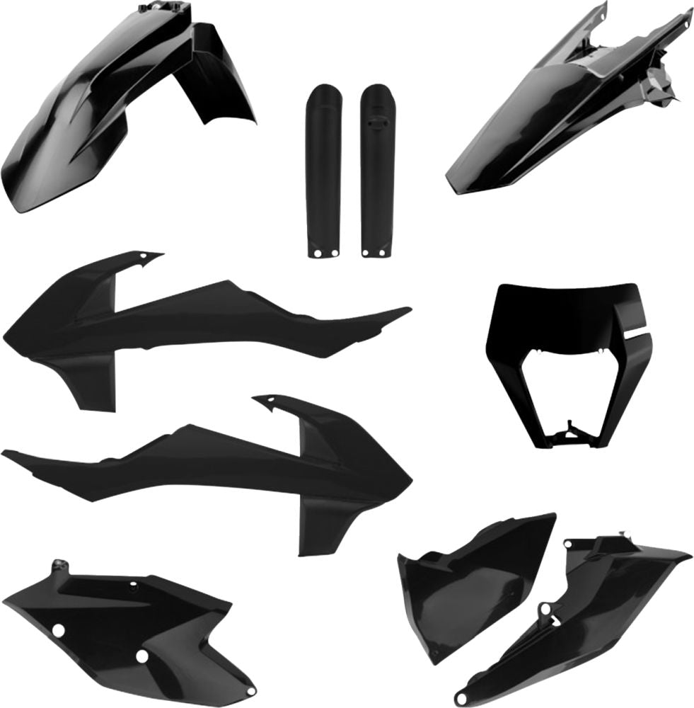 Polisport Full Plastic Kit for KTM Black 91471