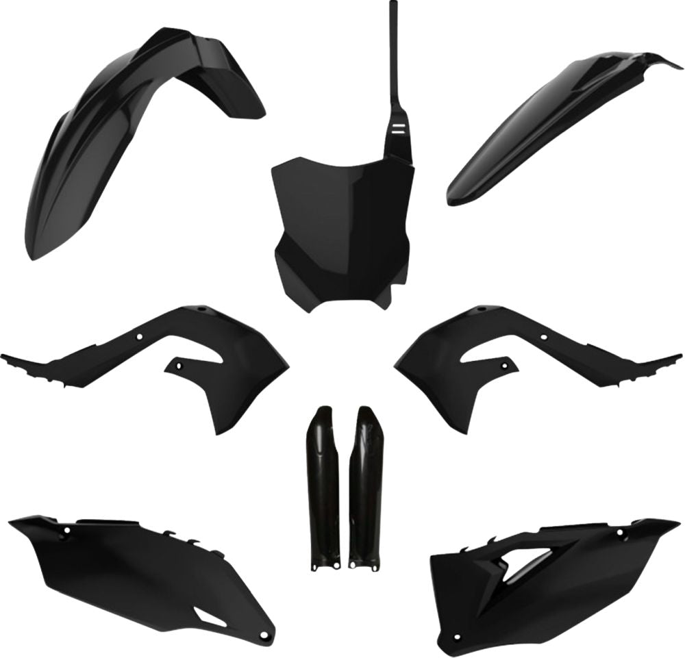 Polisport Body Kit for Kawasaki KX250F/KX450F Black 91496