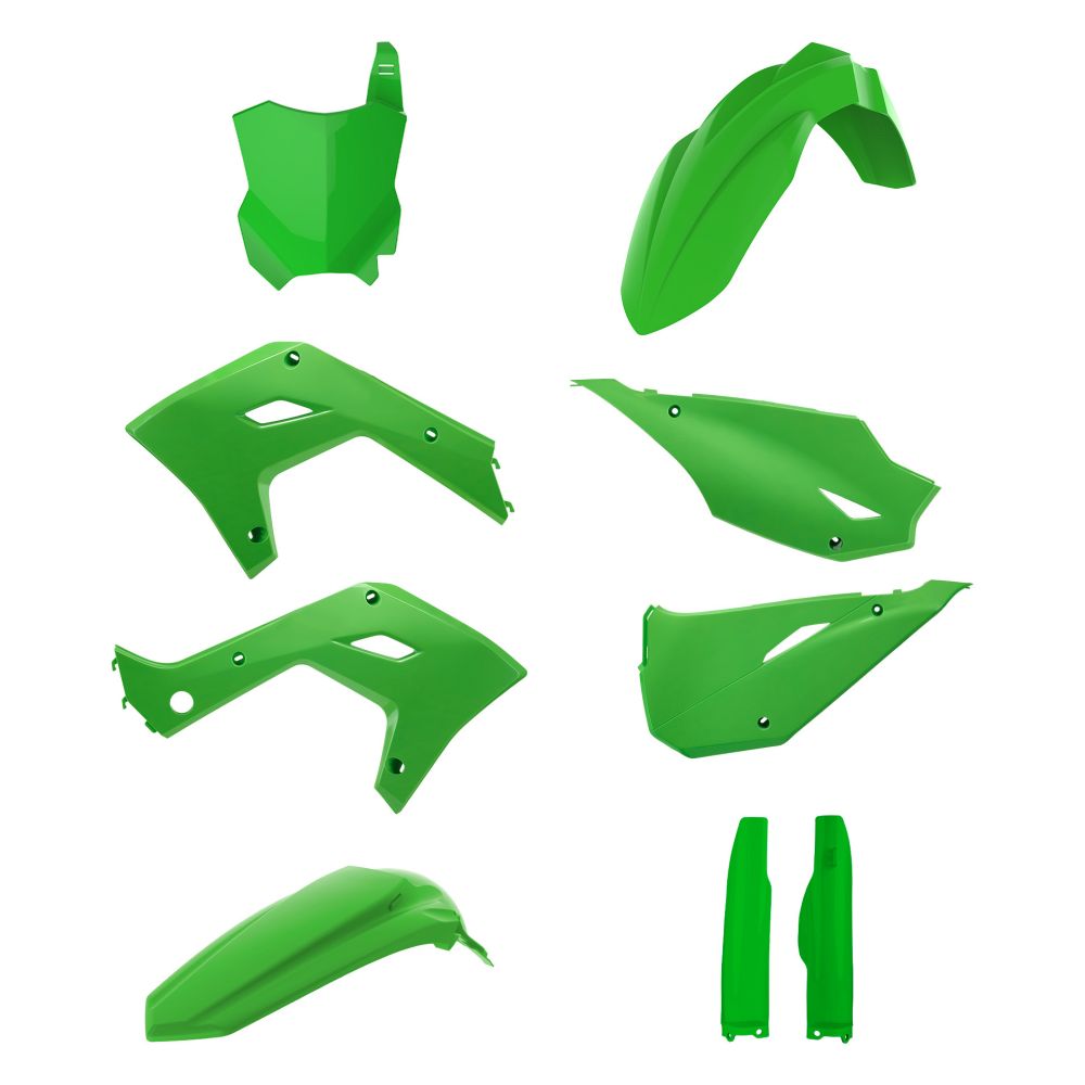 Polisport Restyling Kit for Kawasaki KX250/KX125 2003-2008 Green 91631