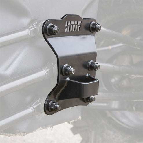 HMF Racing Rear Frame Pull Plate Tow Hook for Can Am Maverick X3 Black