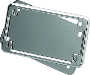 Kuryakyn Chrome License Frame & Backing Plate Set 4in X 7in 9166