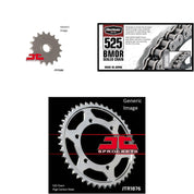 525 BMOR Chain Natural, Front & Rear Sprocket Kit for YAMAHA YZF-R6 2006-2016