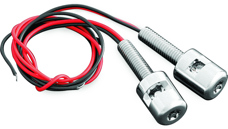 Kuryakyn Chrome LED License Plate Bolt Lights 9199