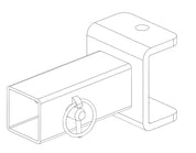IMPACT Pro Sleeve Hitch Adapter for use with sleeve hitch implements