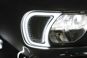 Kuryakyn Tracer Red/Gold Headlight Vent Accents 2947