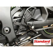 Vortex Racing Adjustable Rear Set Black - RS403K
