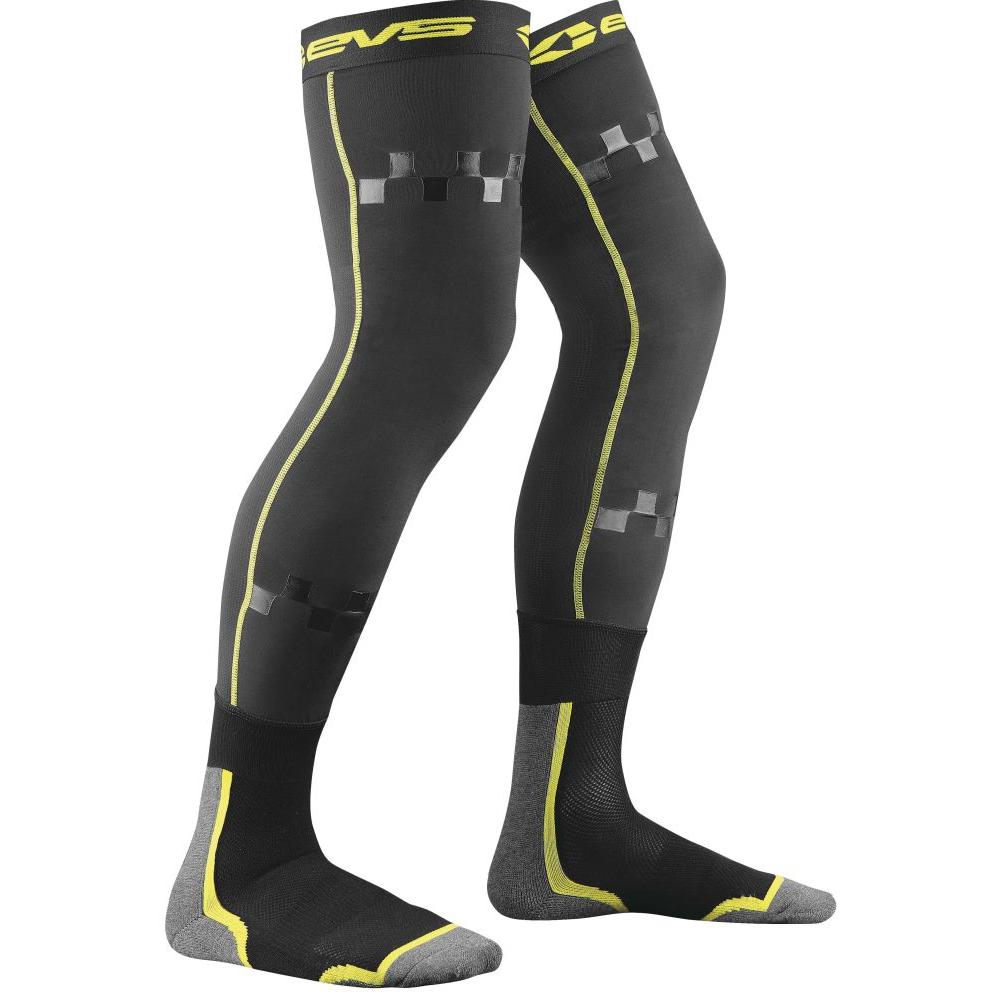 EVS Youth Fusion Sock Sleeve Combo Black/Hi-Vis Yellow - FSN-HIVIZ-Y