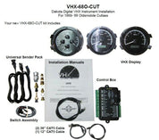 Dakota Digital 1968-1969 Oldsmobile Cutlass VHX Gauge Kit VHX-68O-CUT