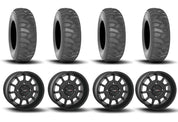 System 3 ST-5 Aluminum Matte Black 15" Wheels And SS360 Sand/Snow Tires [32x10-15]