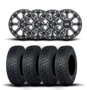 ITP Velocity Inertia 15" Matte Black Wheels And Tenacity XNR Tires [35x9.5R-15]