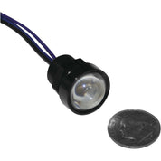 Letric Lighting Royal Flush Mount G2 LED 2-Wire, 9/16", Black/Red