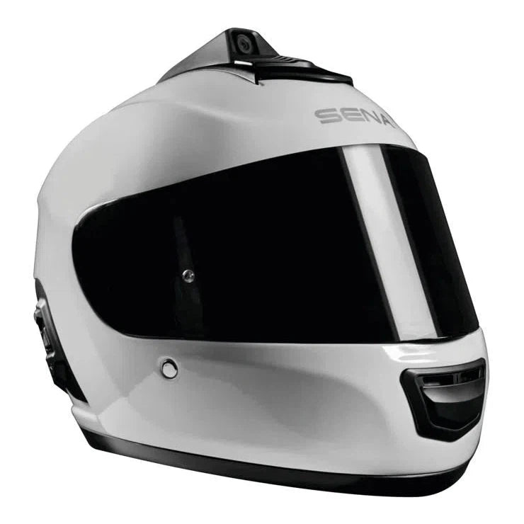 SENA Momentum Pro Dual Bluetooth Camera Helmet Glossy White 2XL MO-PRO-GW-XXL-01