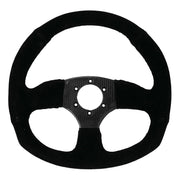 DragonFire Racing Steering Wheel - D-Shaped - Suede - Carbon Fiber - 04-0819