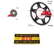 520 Chain,Front & Rear Sprocket Kit KAWASAKI EX250-F Ninja 250R 2006-2007