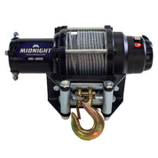 Viper Midnight UTV Winch Kit For Polaris Rangers With Extreme Bumpers