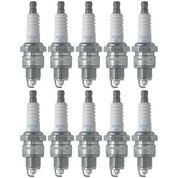 Set of 10 NGK Standard Spark Plugs for Suzuki FA50 1986 Engine 50cc