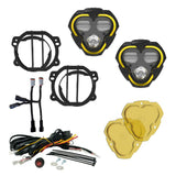 KC HiLiTES FLEX ERA 3 Dual Mode SAE Fog LED Light Pods - 2-Light Master Kit - Jeep JK/JL/JT Plastic Bumpers