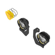 KC HiLiTES FLEX ERA 3 Dual Mode SAE Fog LED Light Pods - 2-Light Master Kit - Jeep JK/JL/JT Steel Bumpers