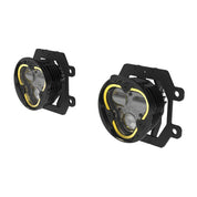 KC HiLiTES FLEX ERA 3 Dual Mode SAE Fog LED Light Pods - 2-Light Master Kit - Subaru Crosstrek/Forester