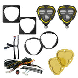 KC HiLiTES FLEX ERA 3 Dual Mode SAE Fog LED Light Pods - 2-Light Master Kit - Toyota Aftermarket Bumper
