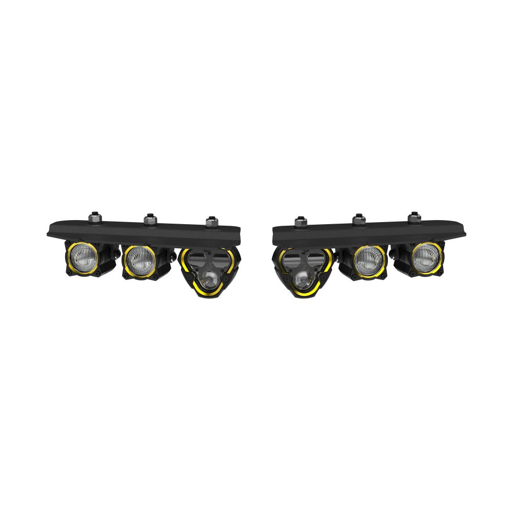 KC HiLiTES FLEX ERA SAE Fog Pocket Kit - 2021-Current Ford Bronco 97168