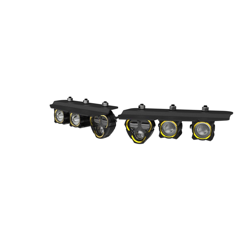 KC HiLiTES FLEX ERA SAE Fog Pocket Kit - 2021-Current Ford Bronco 97168